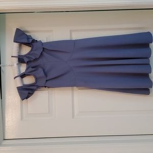 Sz small Bailey Blue sky blue color off shoulder worn only once